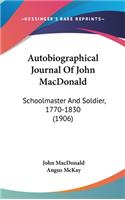 Autobiographical Journal Of John MacDonald