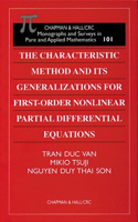 The Characteristic Method and Its Generalizations for First-Order Nonlinear Partial Differential Equations