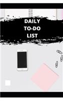 Daily To-Do Planner Notepad - Premium Personal Planner Organizer, Home and Office Work Journal, 100 Pages for Daily Tasks, Notes, (8.5''x11'')