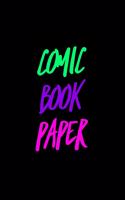 Comic Book Paper