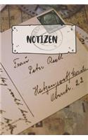 Notizen: Liniertes Reisetagebuch Notizbuch oder Reise Notizheft liniert - Reisen Journal für Männer und Frauen mit Linien