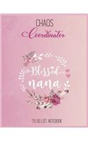 Chaos Coordinator To Do List