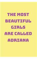 Adriana Girl Woman Notebook