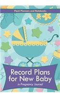 Record Plans for New Baby in Pregnancy Journal