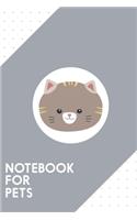 Notebook for Pets