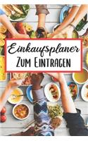 Einkaufsplaner Zum Eintragen