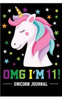 OMG I'm 11! Unicorn Journal