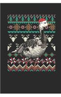 Christmas Sweater - Goose: Dotted Bullet Grid Notebook / Journal (6 X 9 -120 Pages) - Ugly Christmas Gift Idea