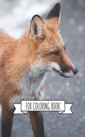 Fox Coloring Book: Fox Lover Gifts for Toddlers, Kids Ages 4-8, Girls Ages 8-12 or Adult Relaxation - Cute Stress Relief Animal Birthday Coloring Book Made in USA