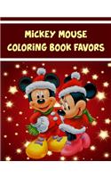 Mickey Mouse Coloring Book Favors: Mickey Mouse Coloring Book Favors, Mickey Mouse Christmas Book: 20 Pageg - 8.5" x 11" In Cover.