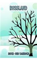 Russland - Notiz- und Tagebuch: Winterurlaub in Russland. Ideal für Skiurlaub, Winterurlaub oder Schneeurlaub. Mit vorgefertigten Seiten und freien Seiten für Reiseerinnerungen. Ei