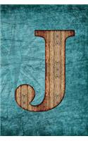 Monogrammed Notebook - J