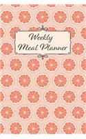 Weekly Meal Planner: 52 Week Undated Food Planner / Diary / Log / Journal with Menu Prep, Grocery List, and Recipe Notes