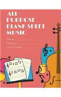 All-Purpose Blank Sheet Music