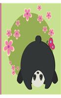 Butterfly Butt Panda Journal: Butterfly Butt Panda Journal: Adorable Bear: 120 Pages 6x9 Blank Lined Notebook, Journal or Diary