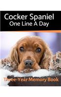 Cocker Spaniel - One Line a Day