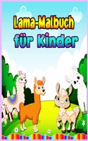 Lama-Malbuch für Kinder von 4-8 Jahren