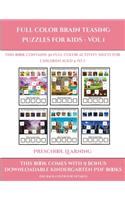 Preschool Homework (Full color brain teasing puzzles for kids - Vol 1): This book contains 30 full color activity sheets for children aged 4 to 7