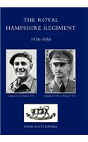 Royal Hampshire Regiment. 1918-1954