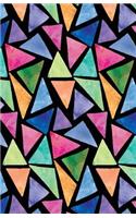 Journal Notebook Abstract Geometric Watercolor