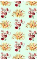 Vintage Floral Red and Orange Blooms