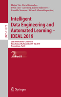 Intelligent Data Engineering and Automated Learning – IDEAL 2019: 20th International Conference, Manchester, Uk, November 14-16, 2019, Proceedings, Part II