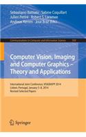 Computer Vision, Imaging and Computer Graphics - Theory and Applications