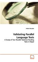 Validating Parallel Language Tests