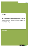 Darstellung der Orientierungsmodelle für einen humanen Kinderhochleistungssport von Meinberg