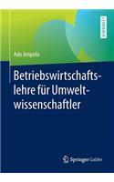 Betriebswirtschaftslehre Für Umweltwissenschaftler