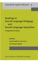 Readings in Second Language Pedagogy and Second Language Acquisition