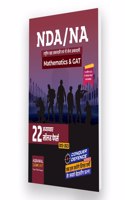 Examcart Latest NDA/NA Maths & GAT Chapter-wise Solved Papers For 2023 Exam in Hindi