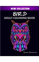 Bird Adult Coloring Book