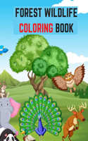 Forest Wildlife Coloring Book