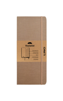 Moustachine Classic Linen Hardcover Dark Tan Lined Large: (Moustachine Classic)