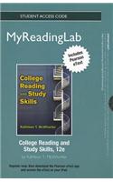 MyLab Reading with Pearson eText -- Standalone Access Card -- for College Reading and Study Skills: Includes Pearson Etext(English)
