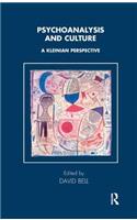 Psychoanalysis and Culture