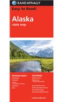 Rand McNally Easy to Read! Alaska State Map
