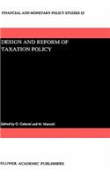 Design and Reform of Taxation Policy