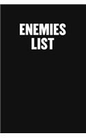 Enemies List