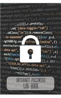 Internet Password Log Book