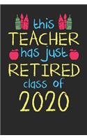 Teacher Retired 2020
