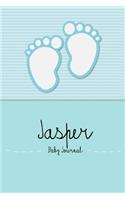 Jasper - Baby Journal: Personalized Baby Book for Jasper, Perfect Journal for Parents and Child