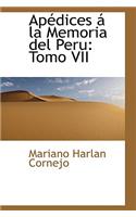 AP Dices La Memoria del Peru: Tomo VII(English)