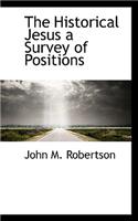 The Historical Jesus a Survey of Positions
