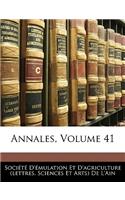 Annales, Volume 41