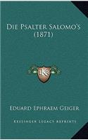 Die Psalter Salomo's (1871): (German)