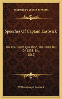 Speeches Of Captain Eastwick