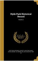 Hyde Park Historical Record; Volume 3