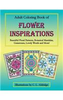 Adult Coloring Book of Flower Inspirations